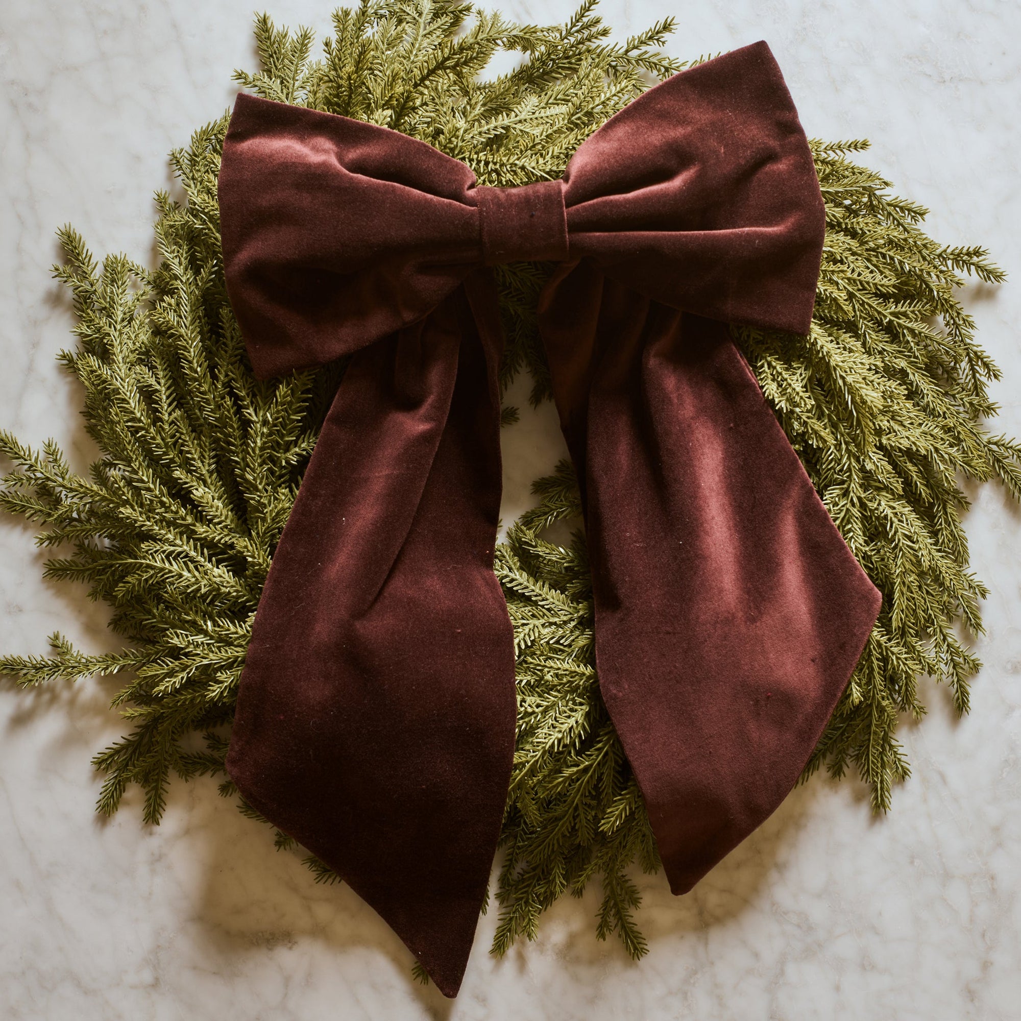 Velvet Christmas Bow