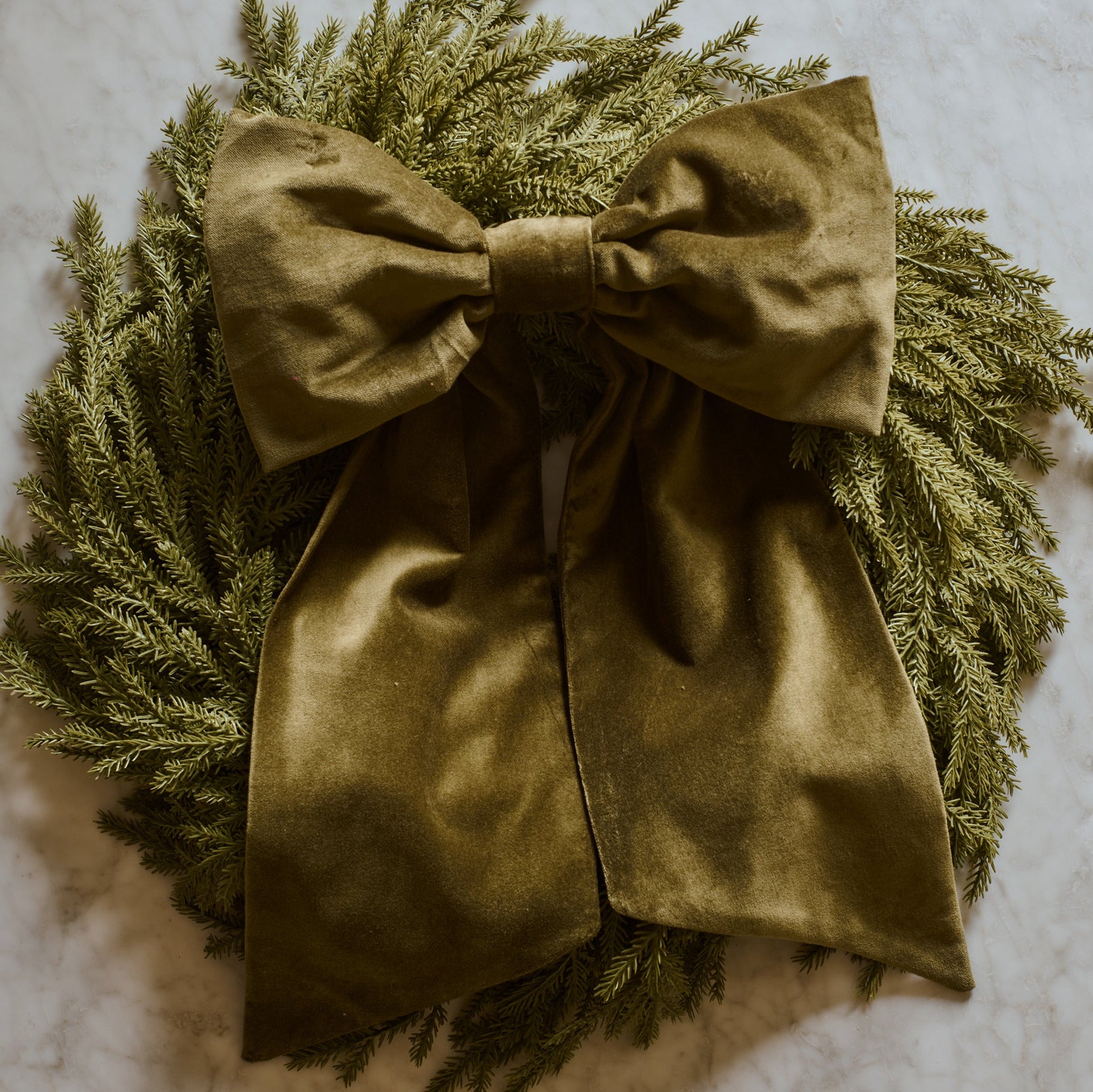 Velvet Christmas Bow