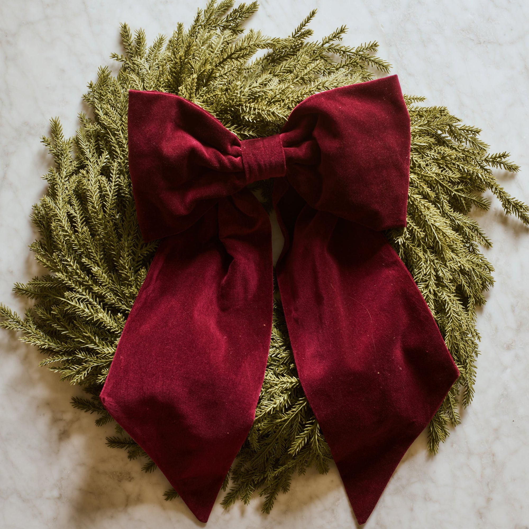 Velvet Christmas Bow