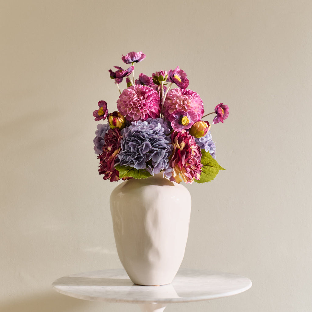 Violet - Faux Flower Arrangement - Purples