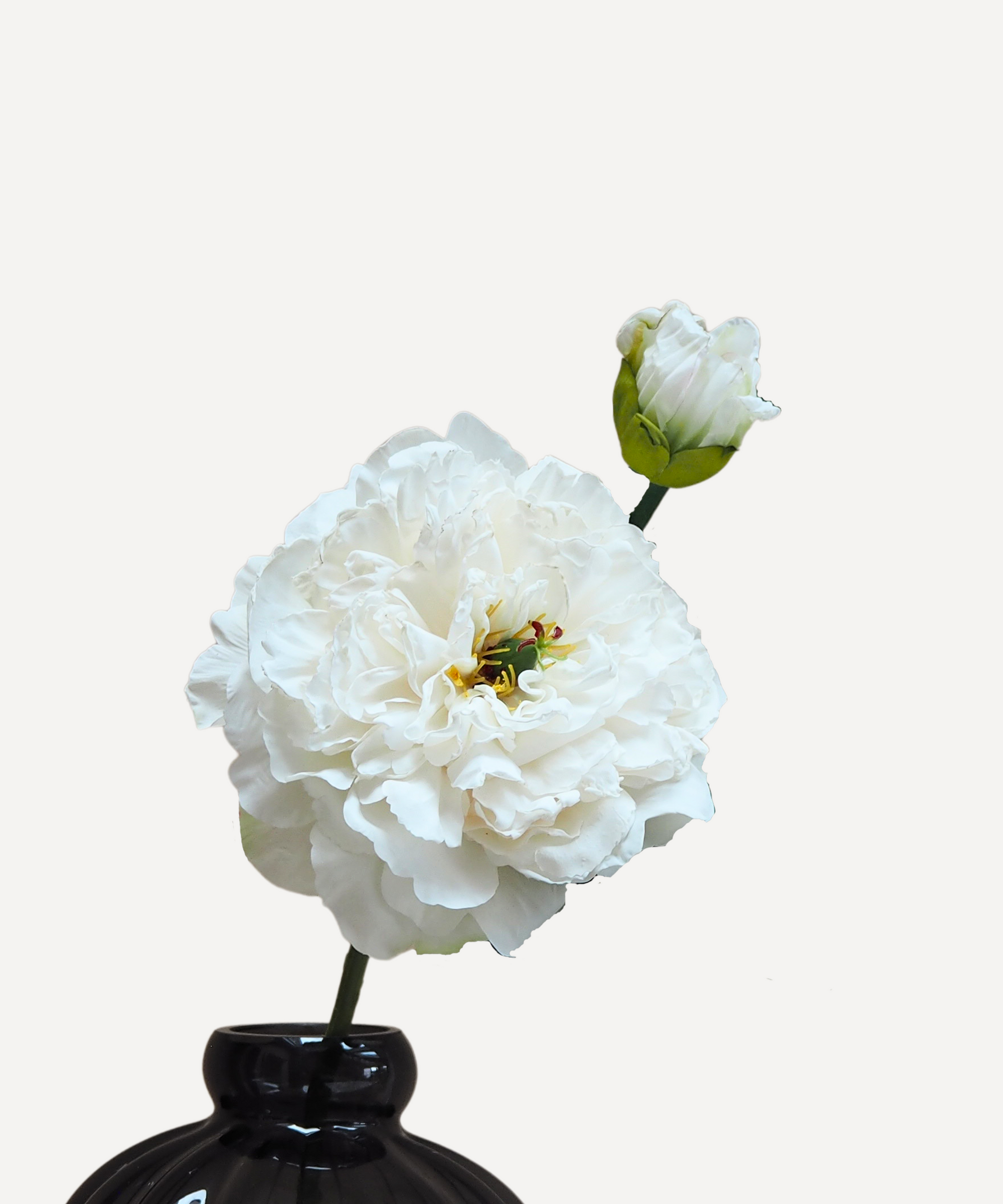 Blooming Peony - Faux Flower Stems - Blush Pink, White, Lavender, Coral, Merlot