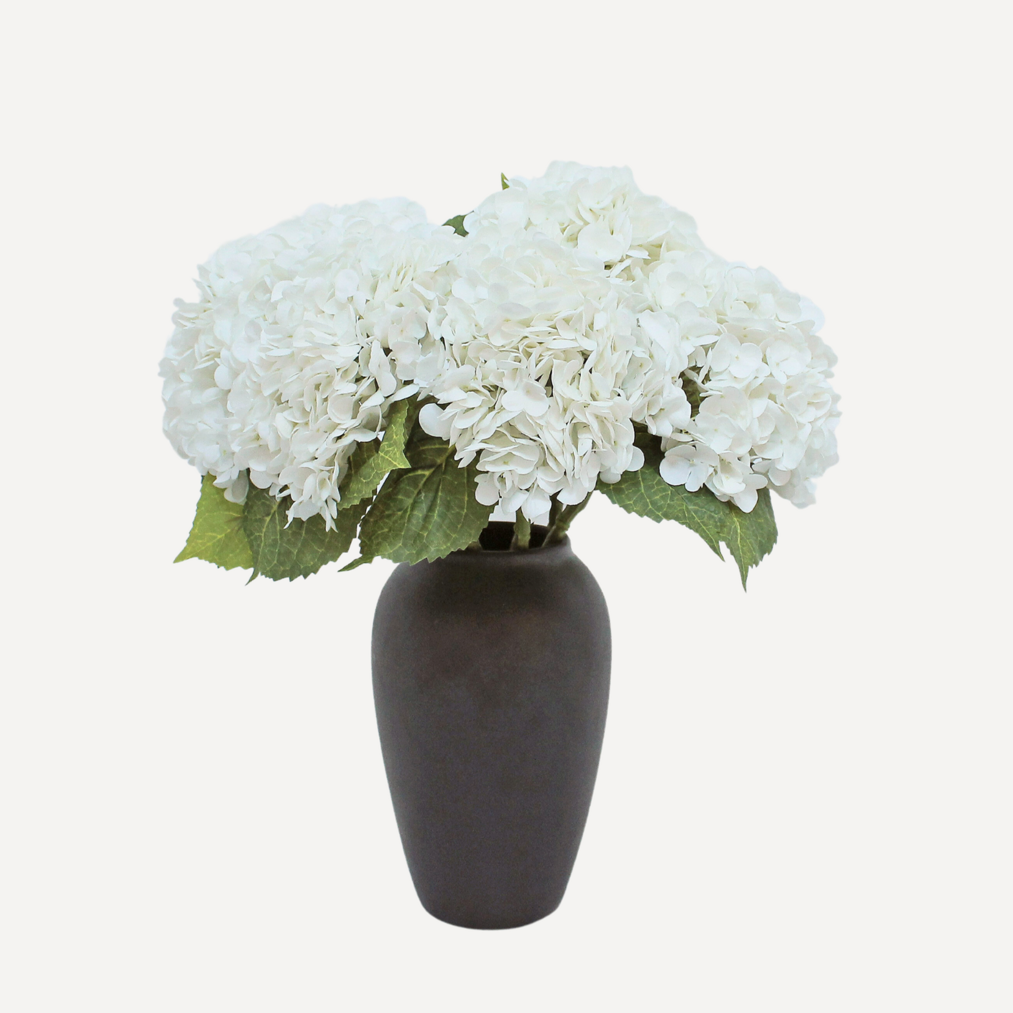 Hydrangeas - Faux Flower Stems - White, Light Green, Lavender, Blue, Green