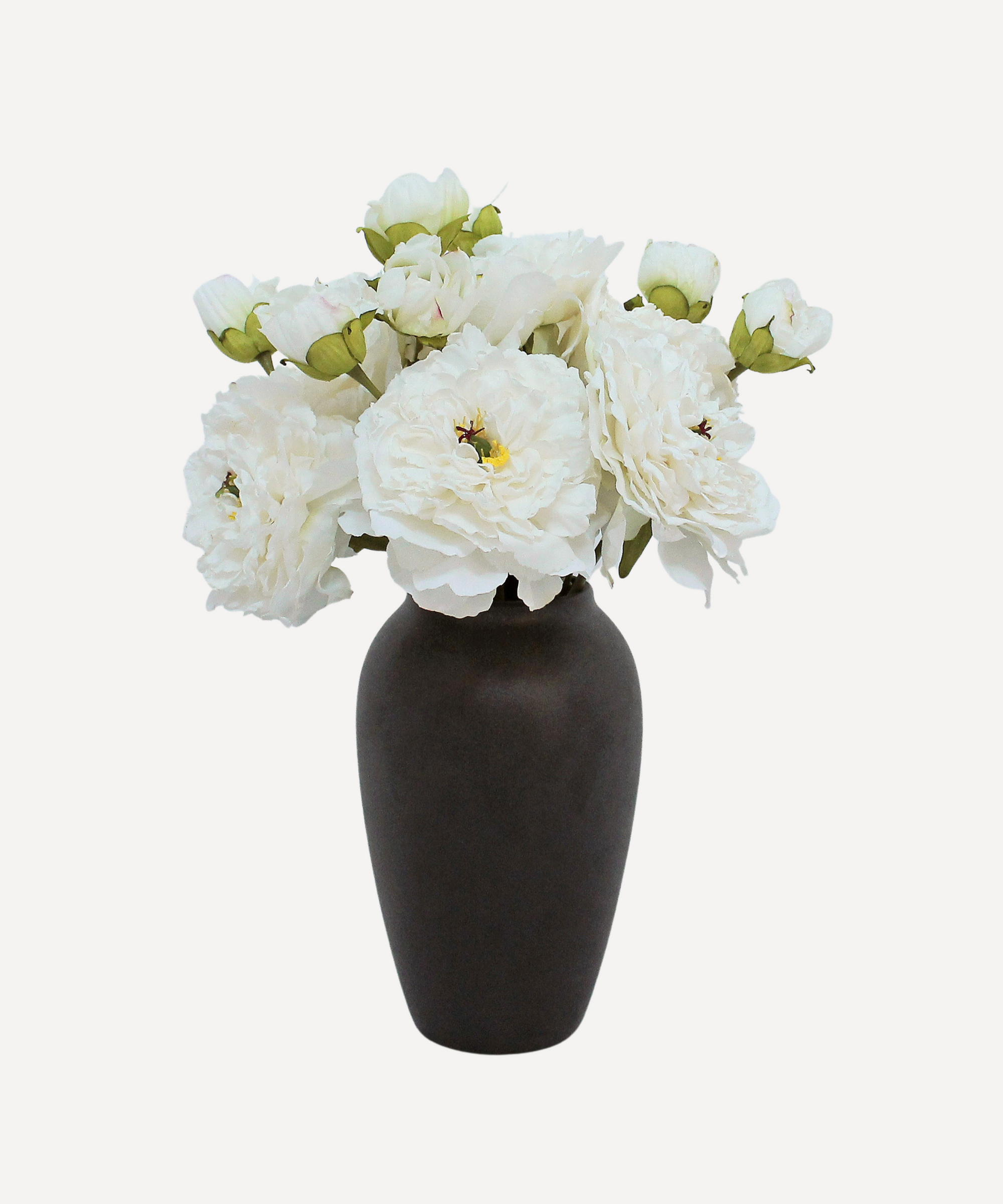 Blooming Peony - Faux Flower Stems - Blush Pink, White, Lavender, Coral, Merlot
