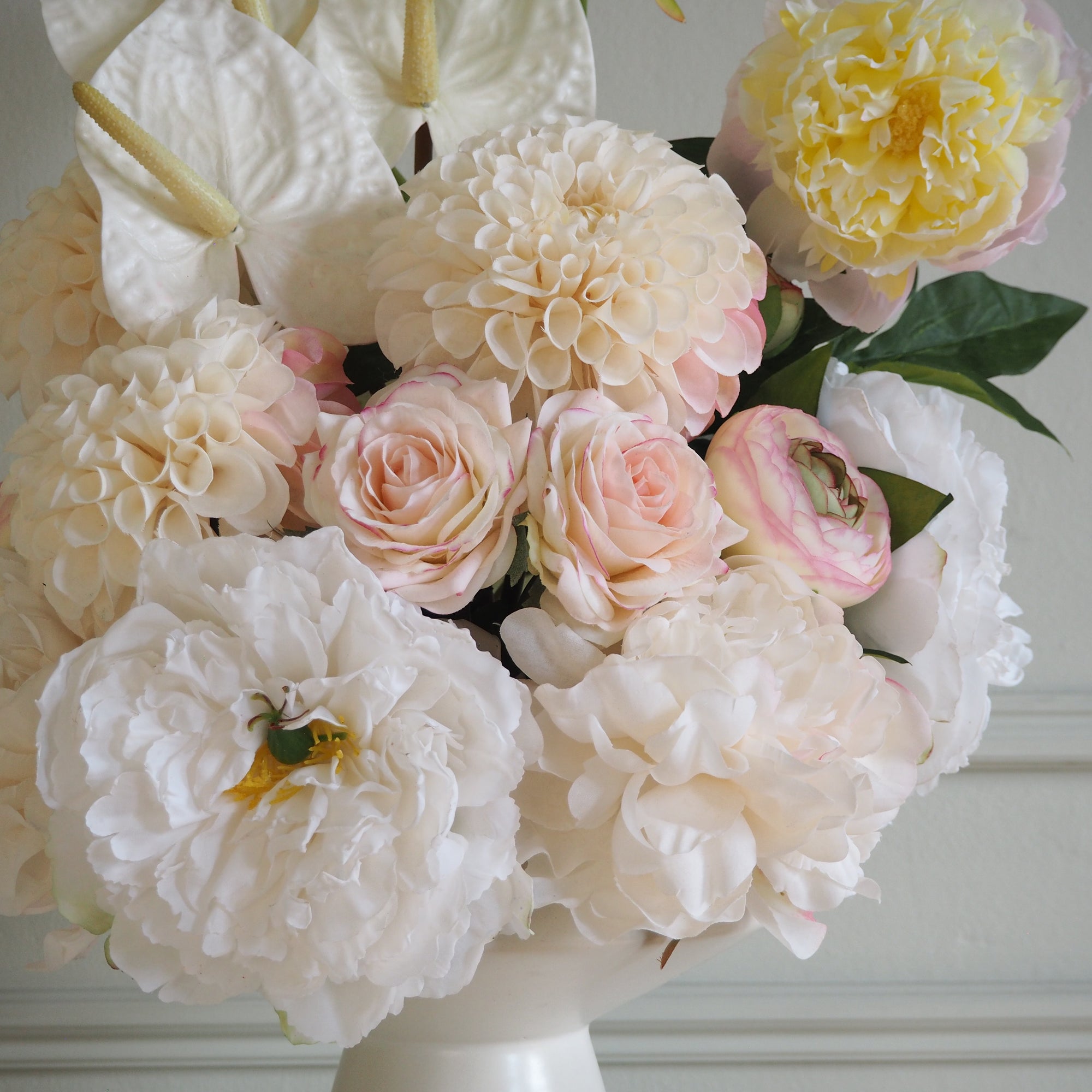 Large Arrangement for Hire - Faux Flower Arrangement & Vase